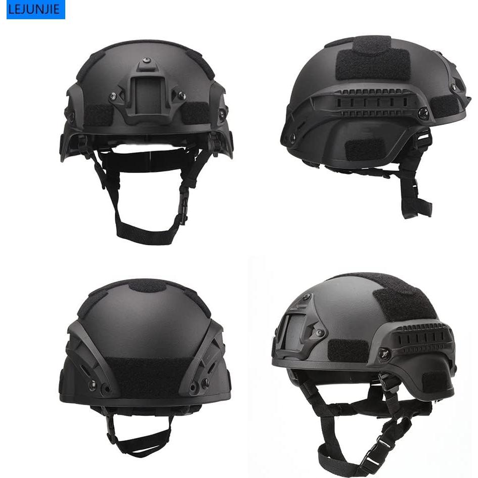 Casco Táctico LEJUNJIE MICH con Gafas Desmontables 700g