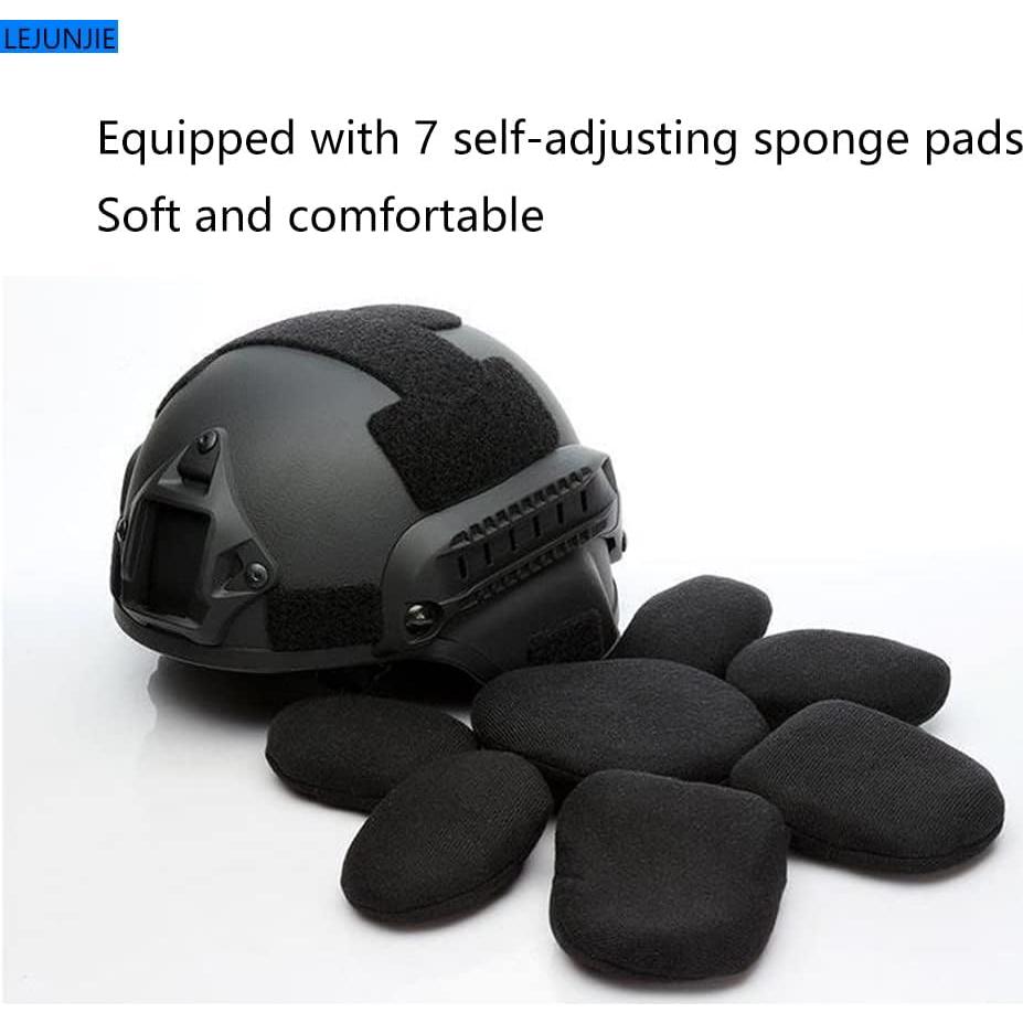 Casco Táctico LEJUNJIE MICH con Gafas Desmontables 700g