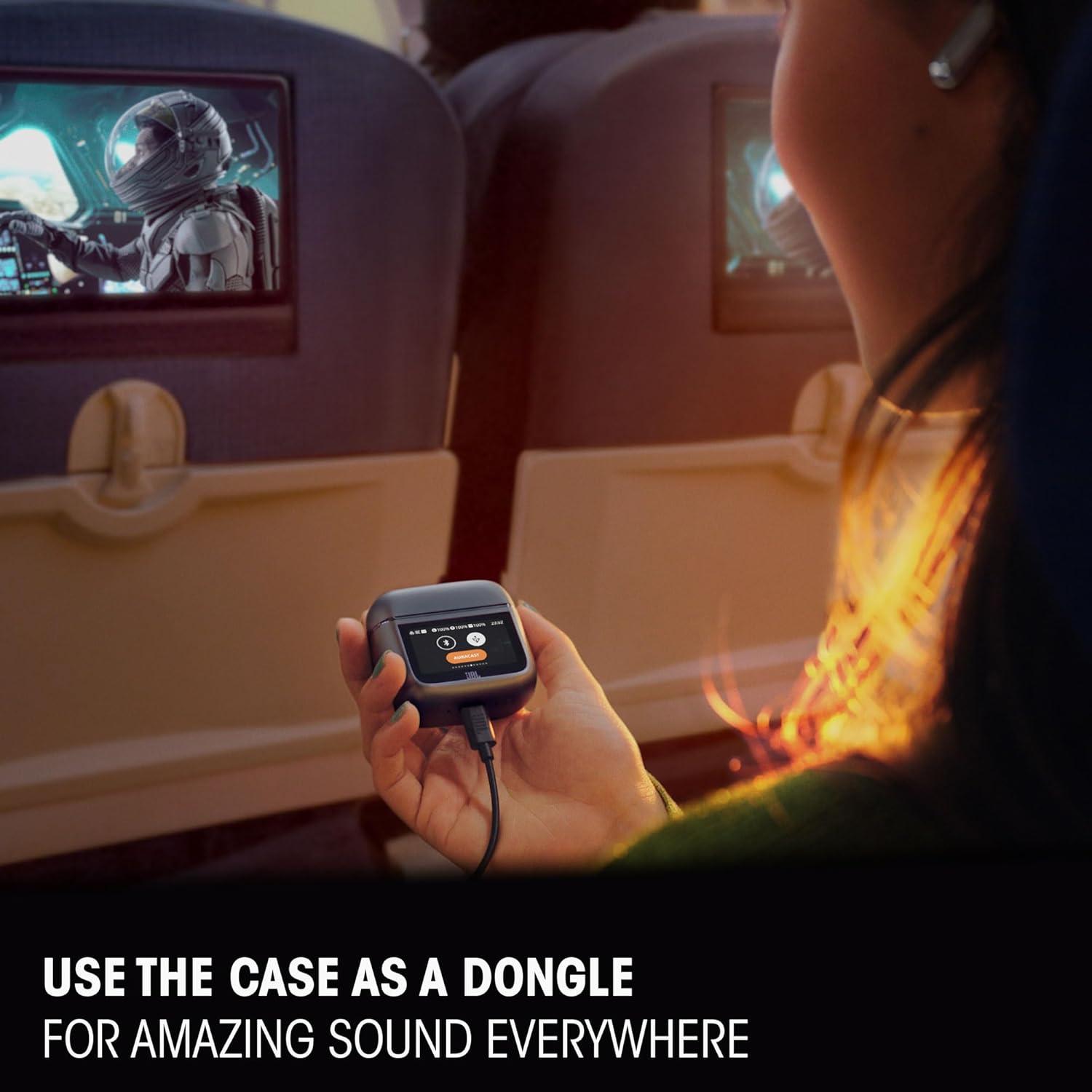 JBL Tour Pro 3 - True Wireless Noise Cancelling Earbuds with Smart Charging Case, Legendary Pro Sound with Hybrid Dual-Driver, Spatial 360 Sound with Head Tracking (Black)