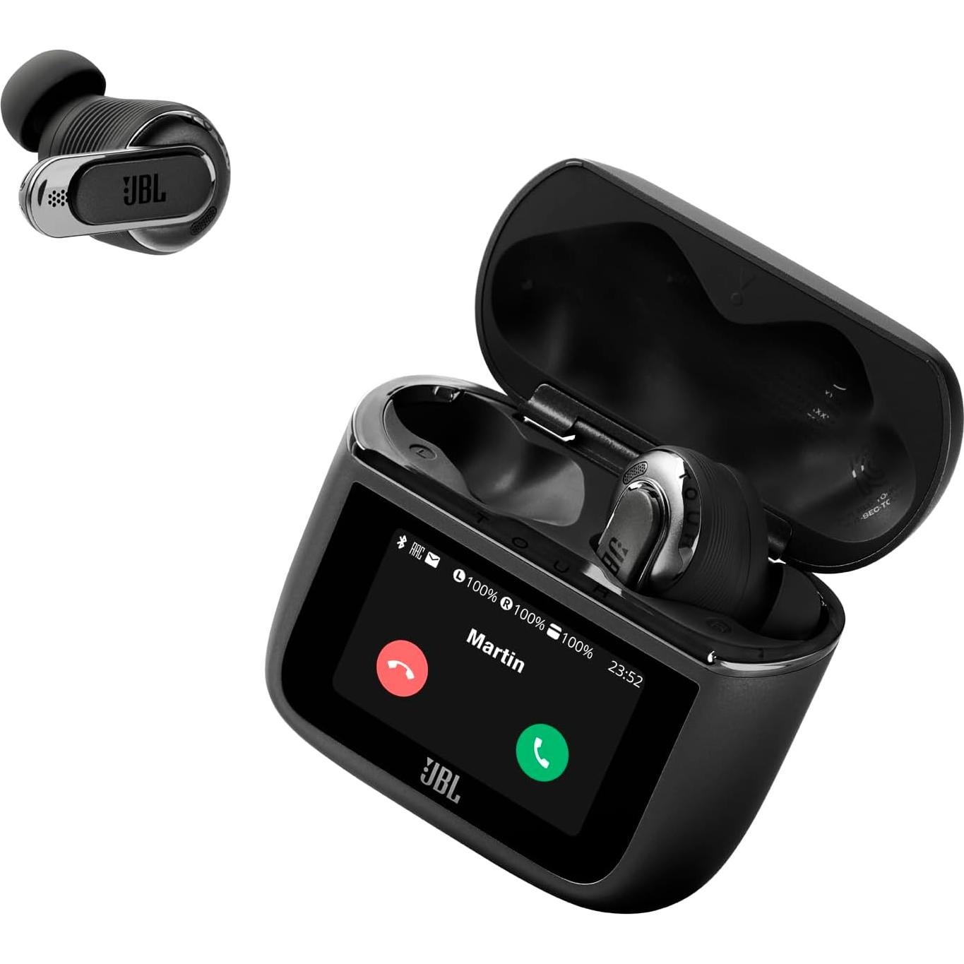 JBL Tour Pro 3 - True Wireless Noise Cancelling Earbuds with Smart Charging Case, Legendary Pro Sound with Hybrid Dual-Driver, Spatial 360 Sound with Head Tracking (Black)