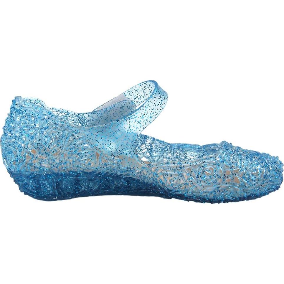 GUGUYeah Princess Costumes Jelly Flats Shoes, Cosplay Birthday Party Dress Up Sandals for Little Girls, Toddler or Kids
