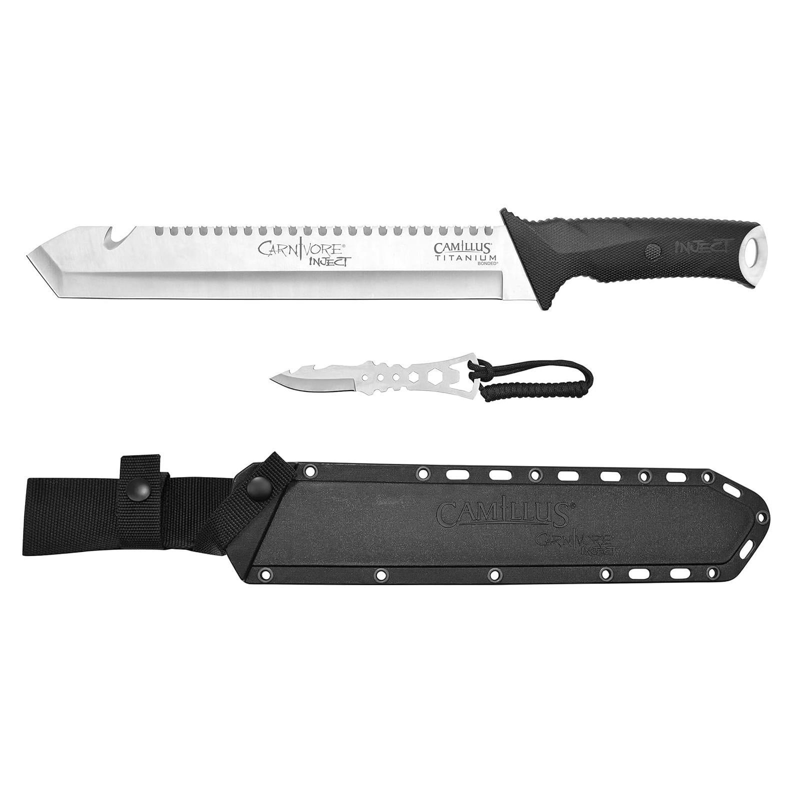 Machete Camillus CARNIVORE Inject 45.72 cm Titanio 420 Acero