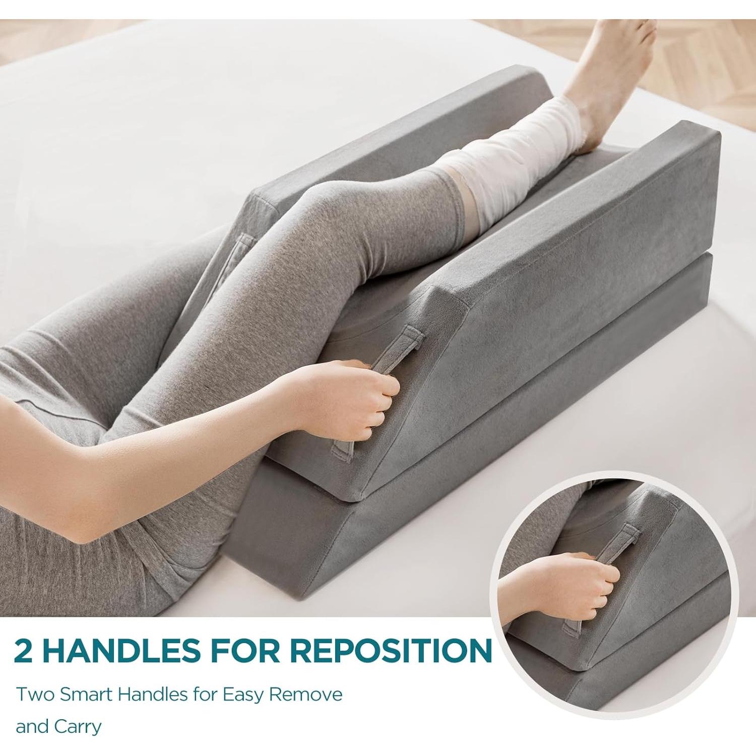 Almohada Elevadora de Piernas UBBCARE Espuma Viscoelástica Ajustable