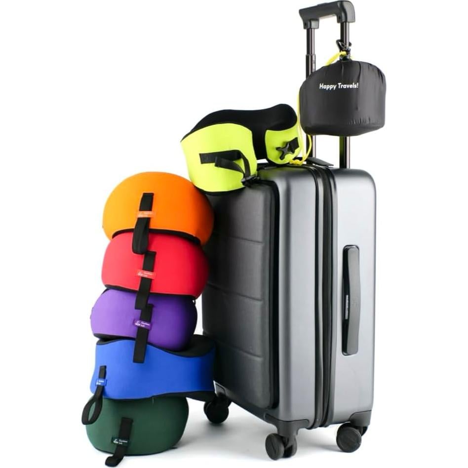 Almohada de Viaje Ergonómica C CUSHION LAB Azul Atlántico