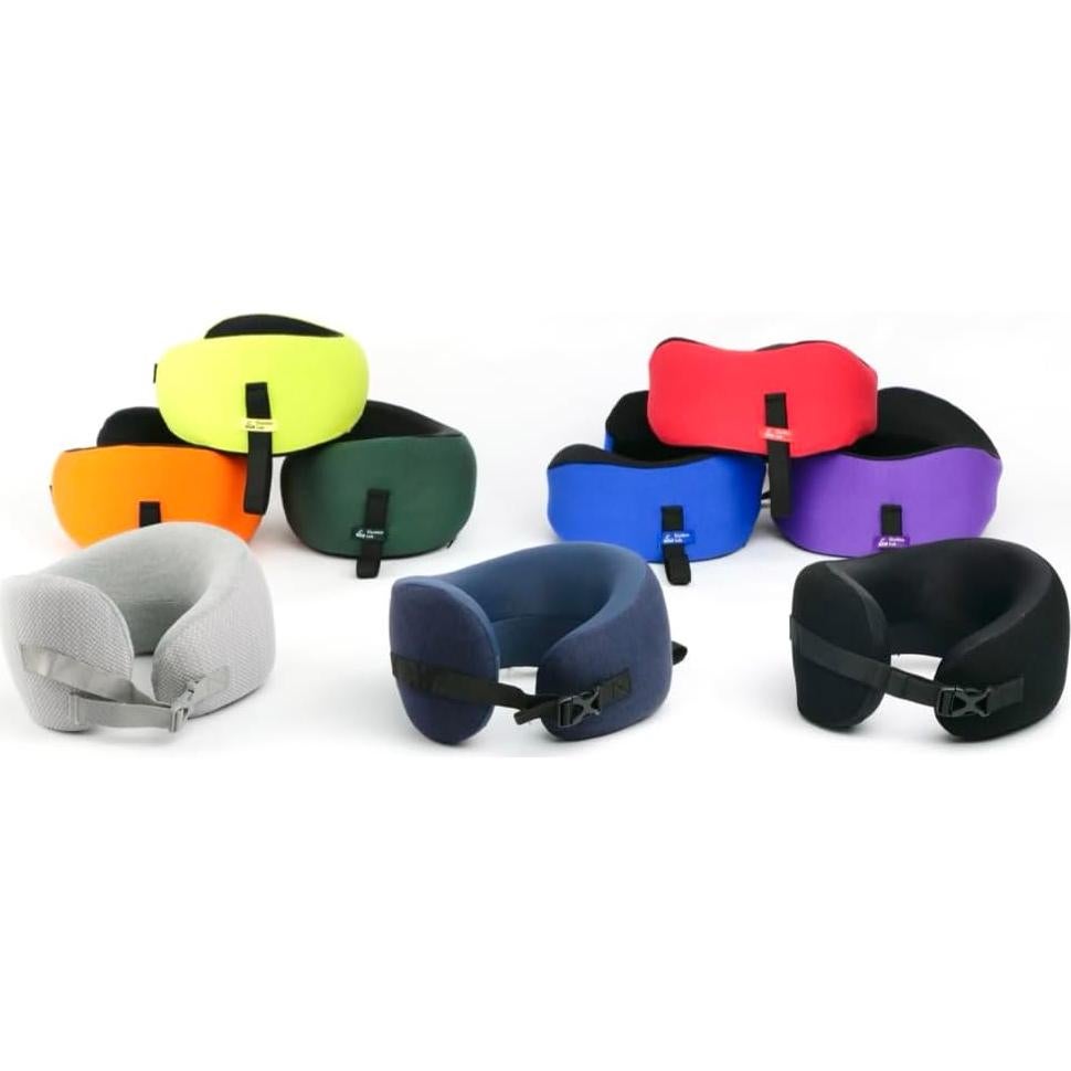 Almohada de Viaje Ergonómica C CUSHION LAB Azul Atlántico