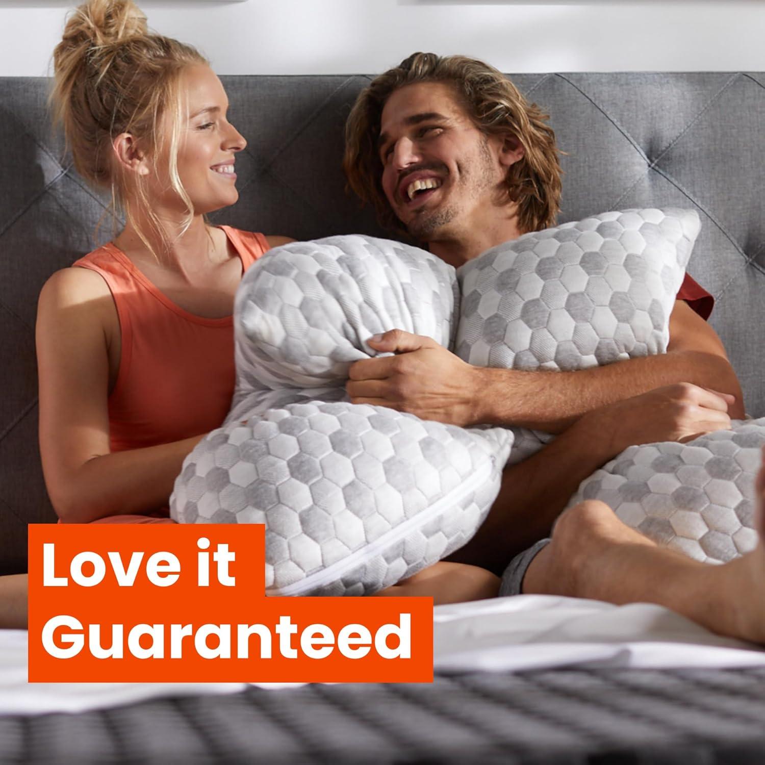 Almohada Ajustable Layla Sleep de Kapok - Reina, Fresca y Ergonómica