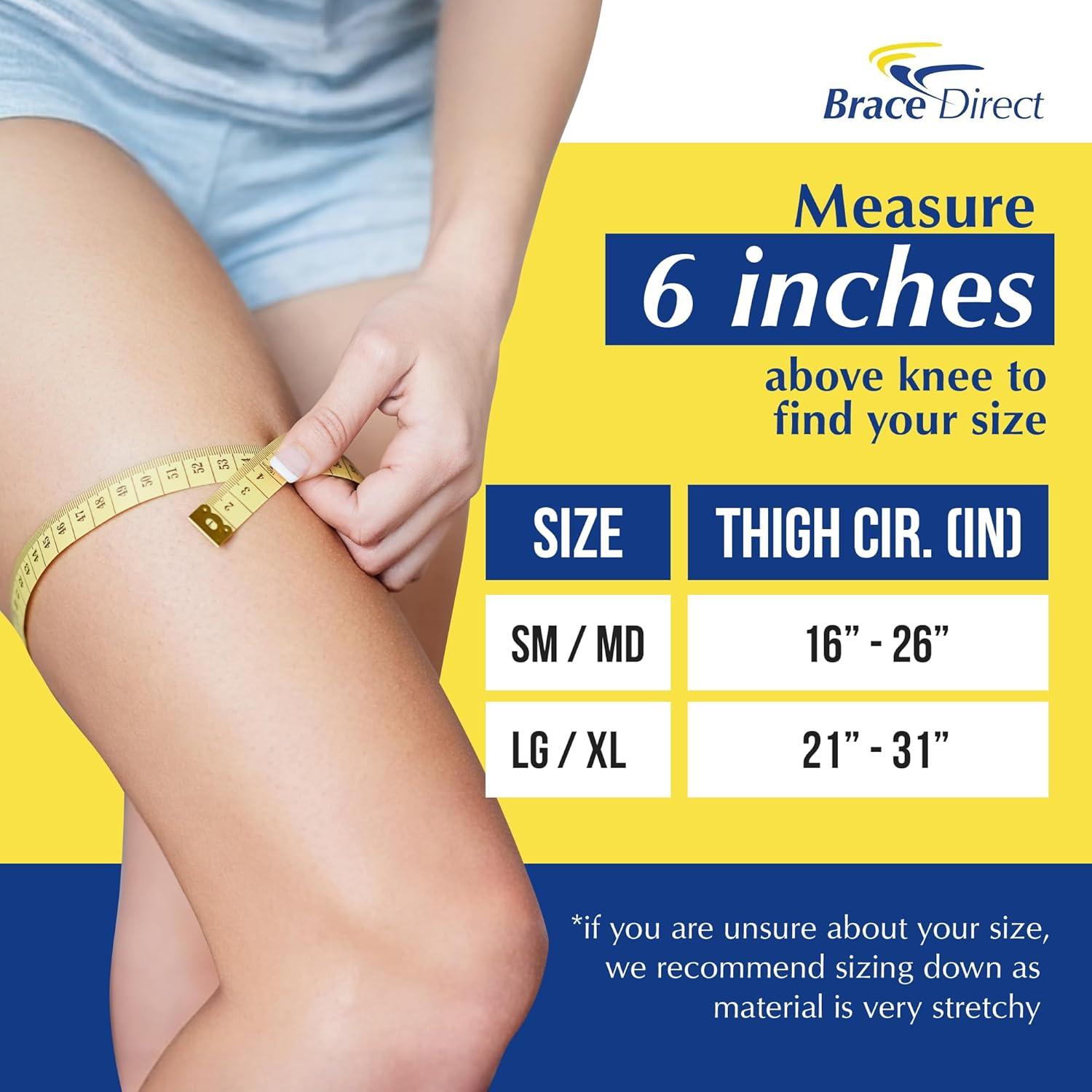 Faja de Rodilla Ortopédica Brace Direct - Compresión Antideslizante SM/MD