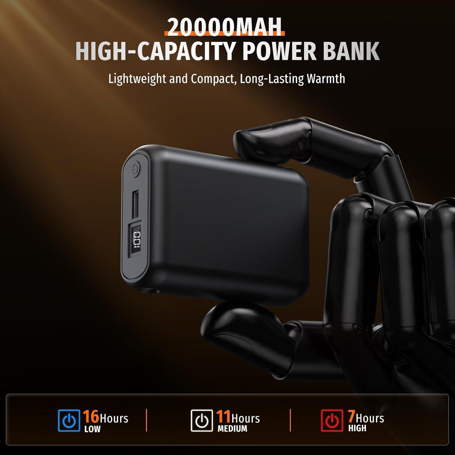 Chaleco Térmico Eléctrico Molifen para Hombre 9 Zonas Calefacción