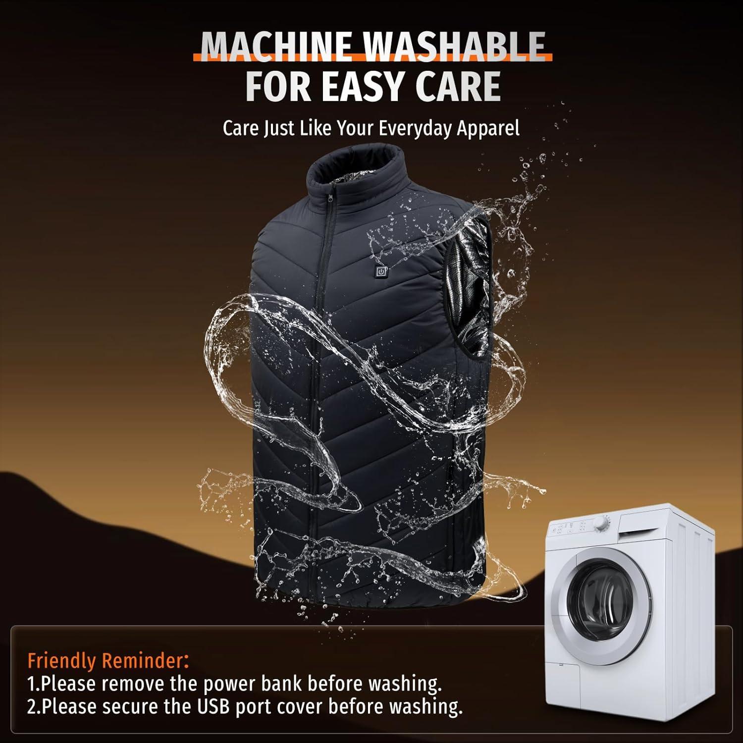 Chaleco Térmico Eléctrico Molifen para Hombre 9 Zonas Calefacción