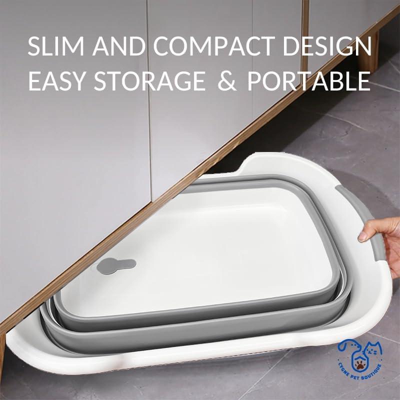 Bañera Plegable para Perros CYGNE con Drenaje 60x40cm