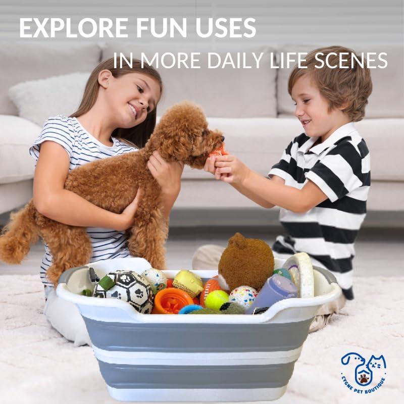 Bañera Plegable para Perros CYGNE con Drenaje 60x40cm