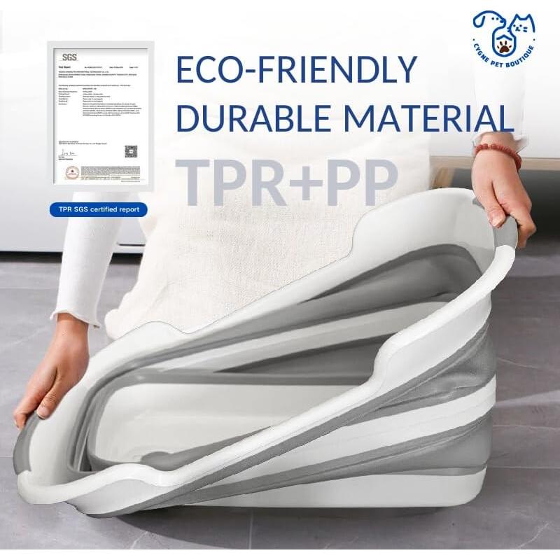 Bañera Plegable para Perros CYGNE con Drenaje 60x40cm