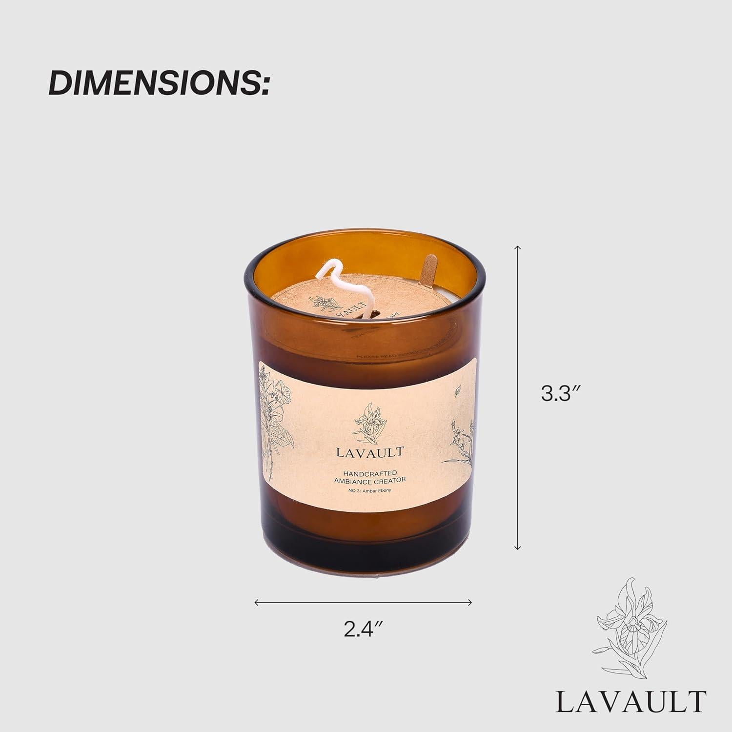 Scented Candles with Zen Scent - Aromatherapy for Relaxation, Stress - Soy Candles Gifts for Women, Mothers Day, Housewarming, Birthday - Aroma Fragrance Candle for Home, Bathroom, Spa