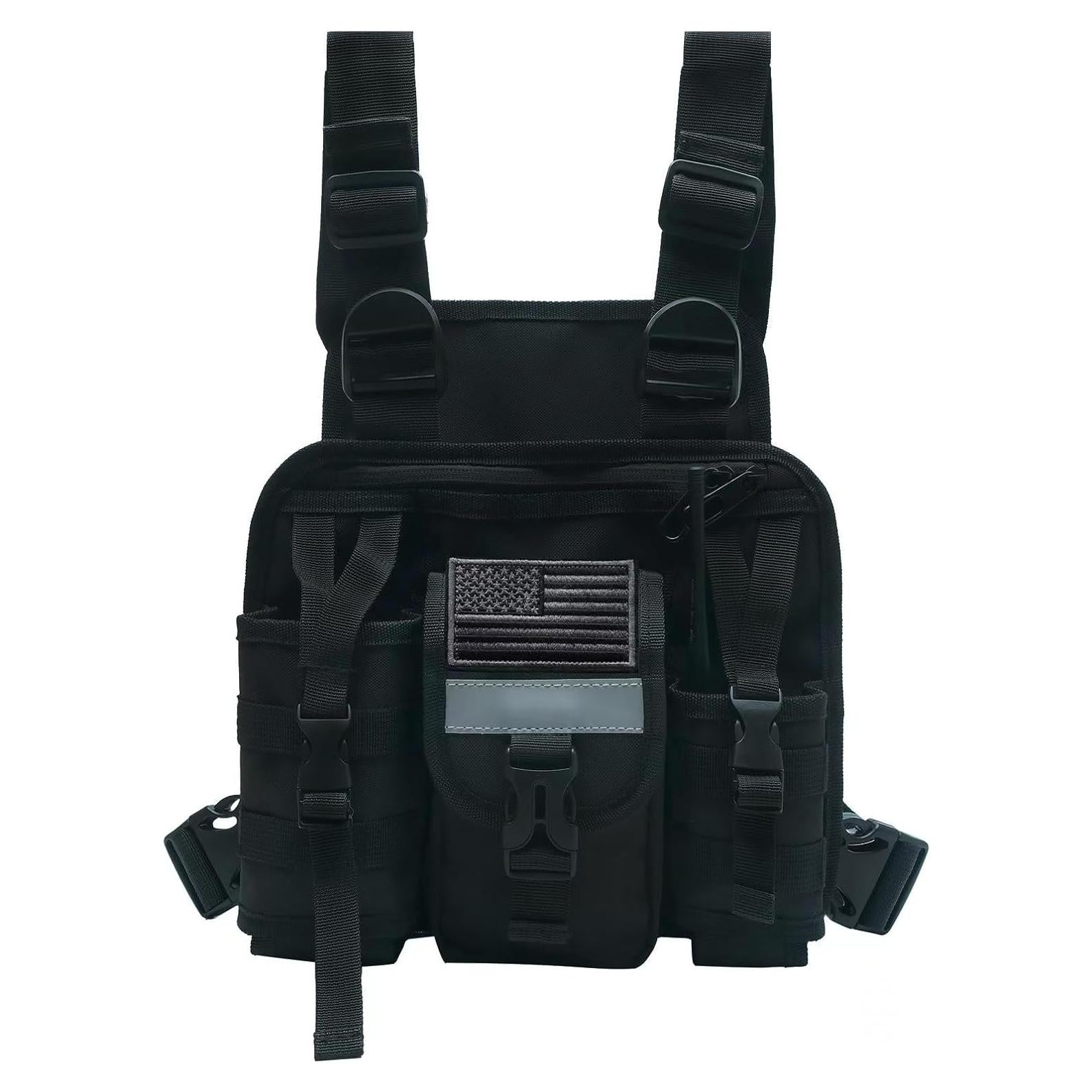 Arnés de Pecho para Walkie Talkie TDYU con Bolsa Ajustable