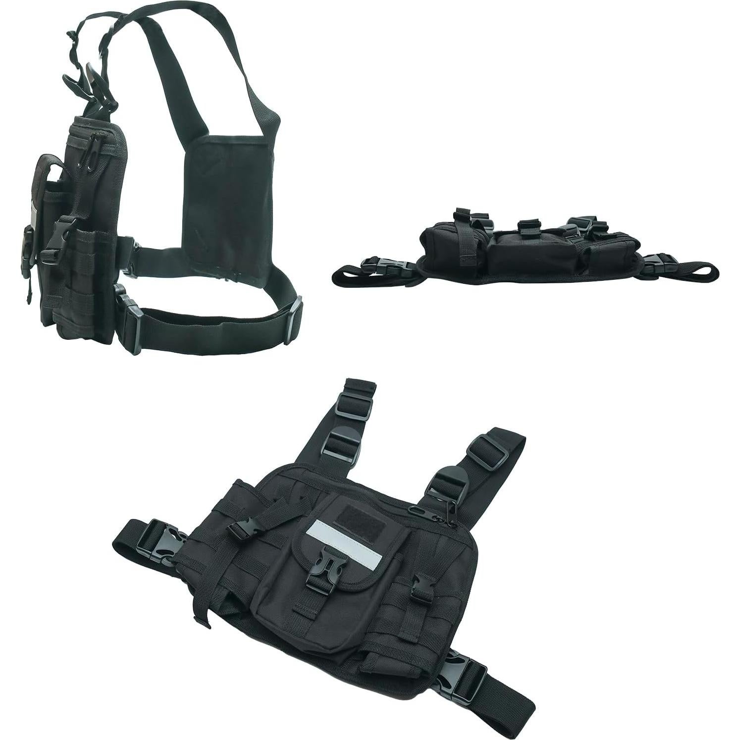 Arnés de Pecho para Walkie Talkie TDYU con Bolsa Ajustable