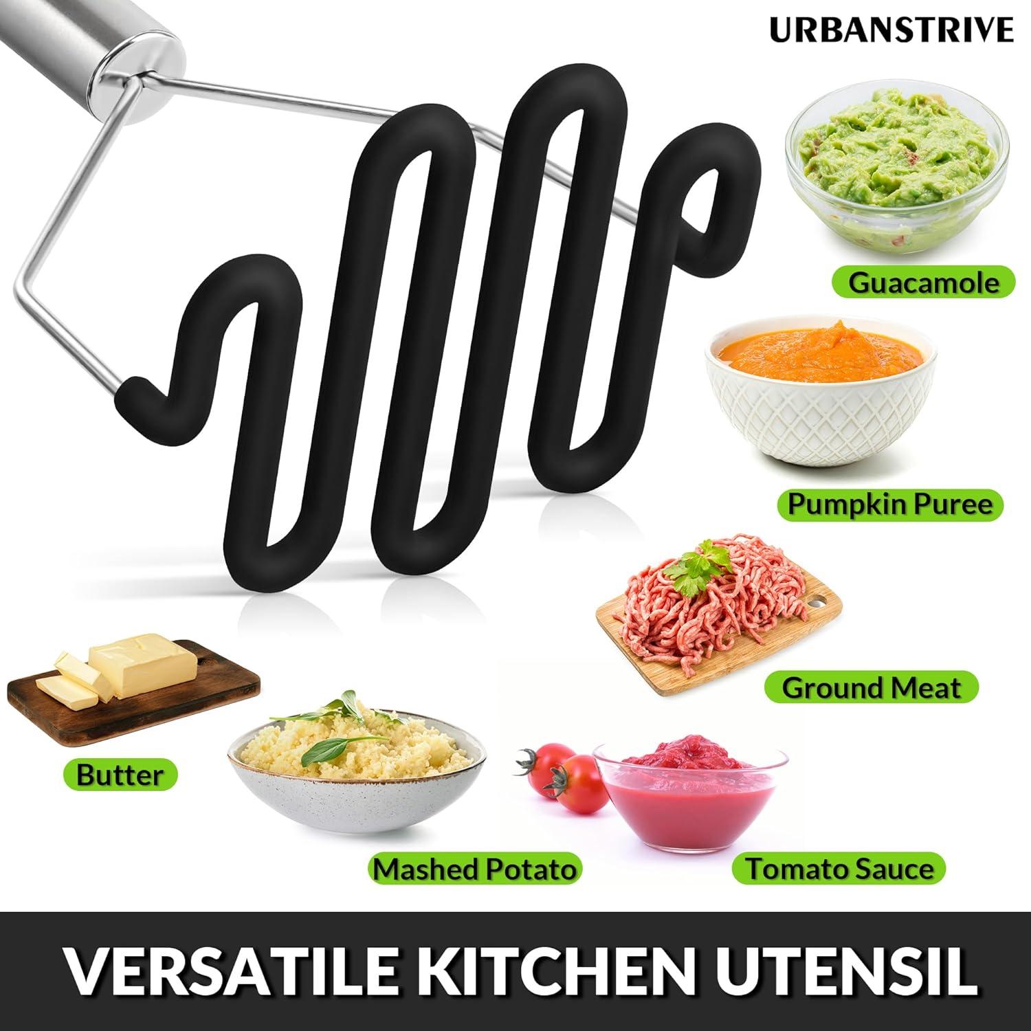 Prensa de Patatas Urbanstrive de Acero Inoxidable y Silicona