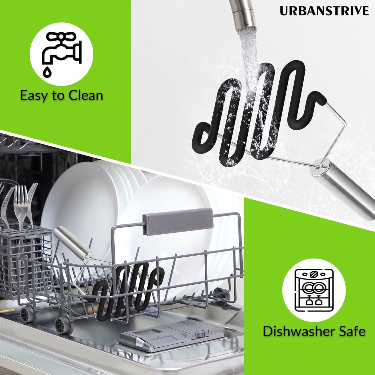 Prensa de Patatas Urbanstrive de Acero Inoxidable y Silicona