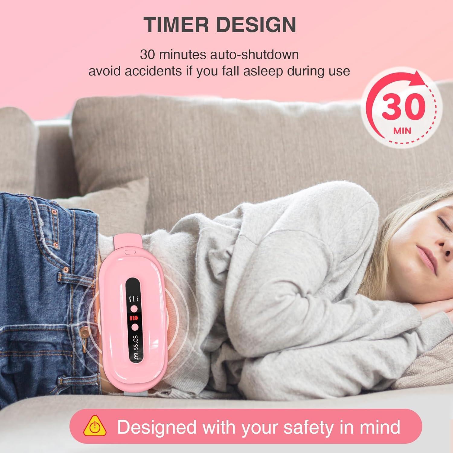 Almohadilla Calentadora Inalámbrica ERROWIN Rosa 3 Niveles