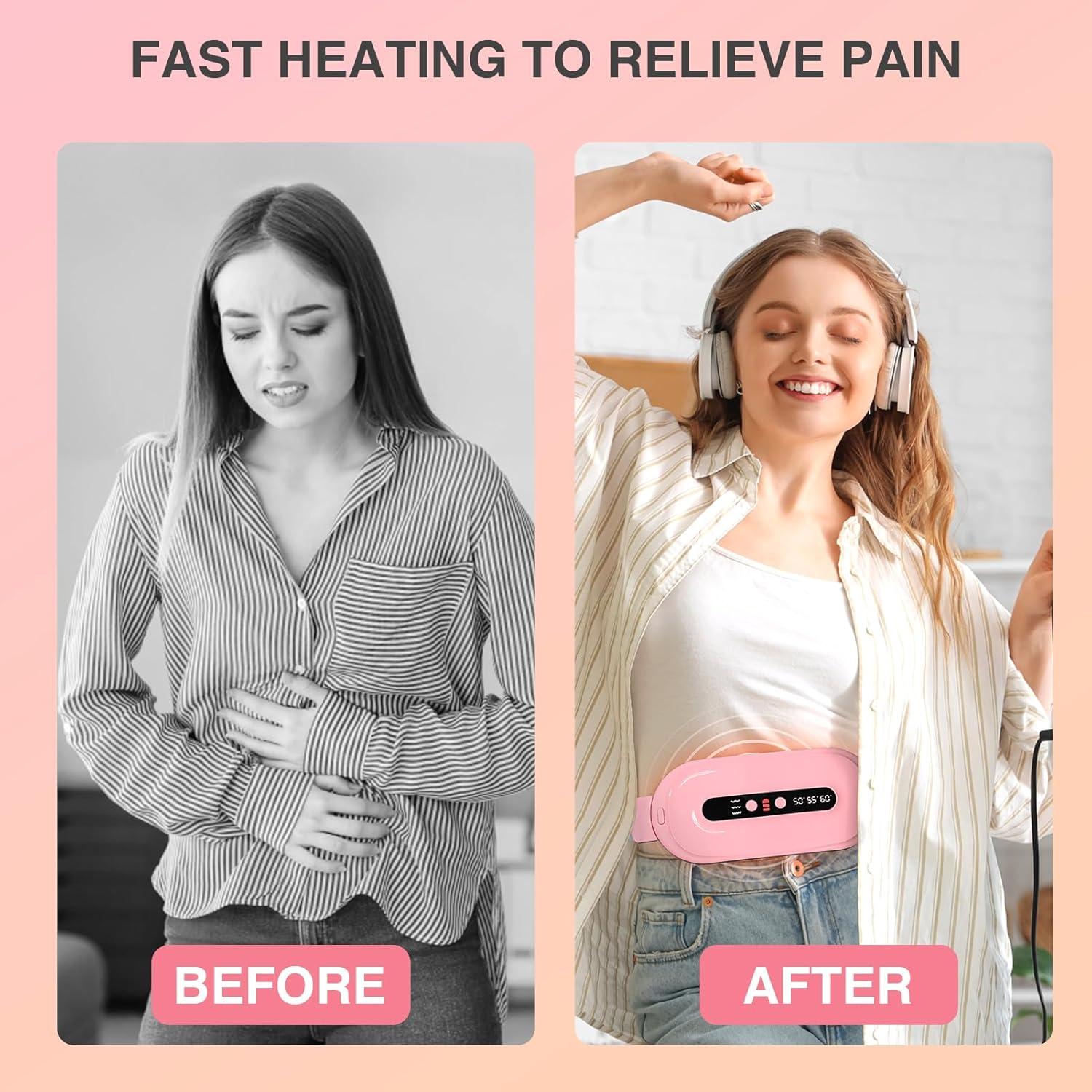 Almohadilla Calentadora Inalámbrica ERROWIN Rosa 3 Niveles