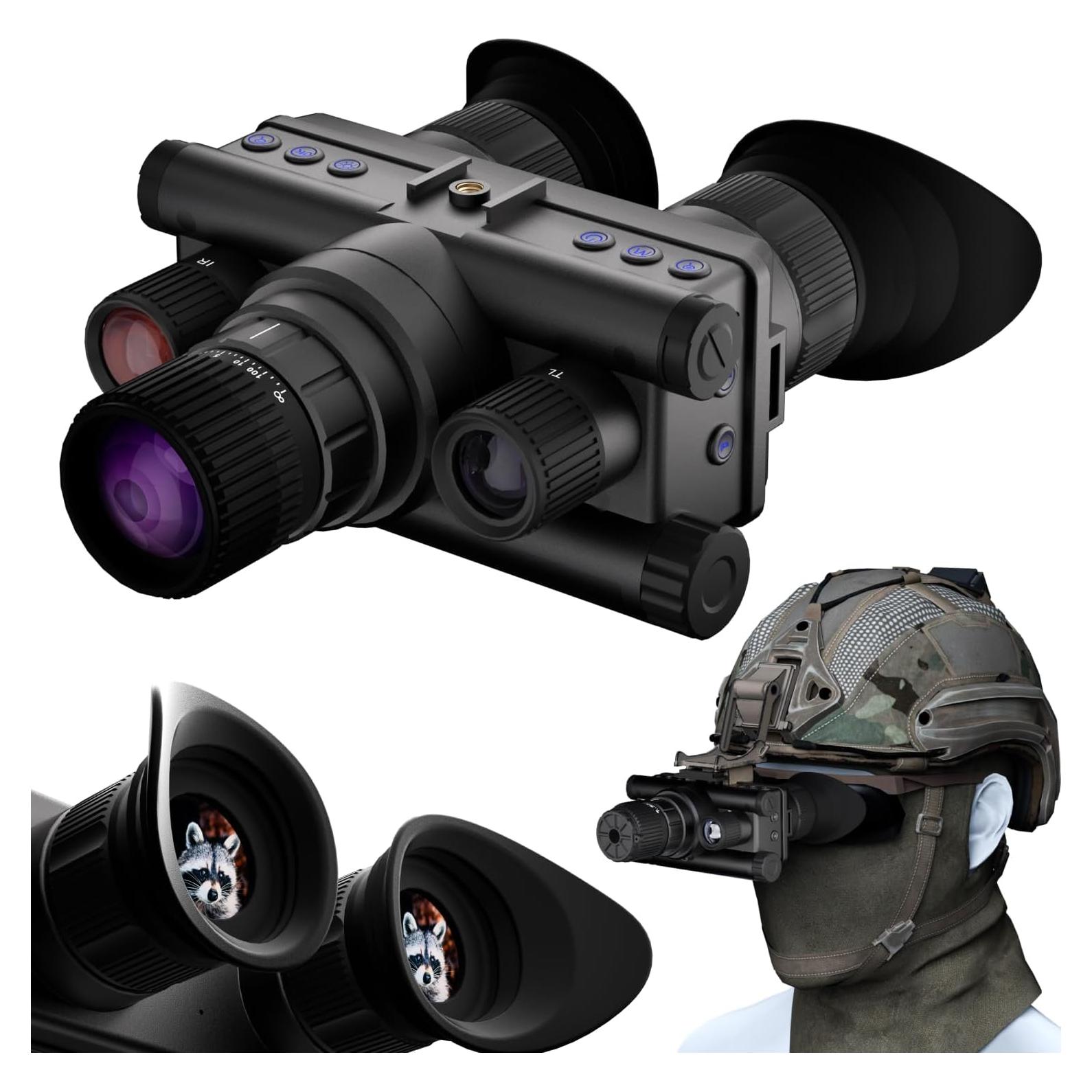 Gafas de Visión Nocturna 4K SCOPEPIC AR1 8X HD para Casco