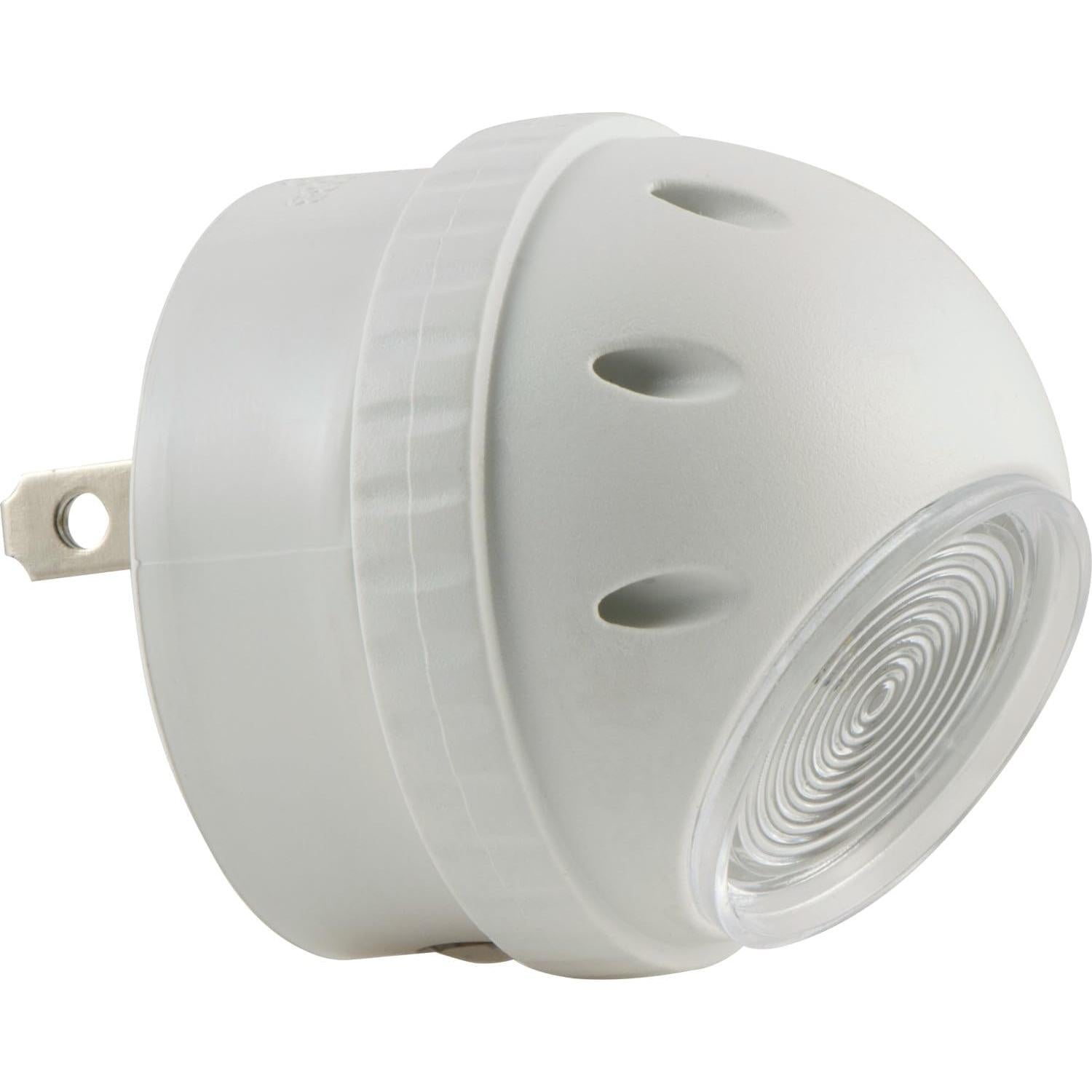 GE Rotating LED Night Light, Plug-In, 360° Directional Spotlight, Dusk to Dawn Sensor, UL-Certified, Energy Efficient, Ideal for Bedroom, Bathroom, Hallway, Stairs, 1 Pack, 50310