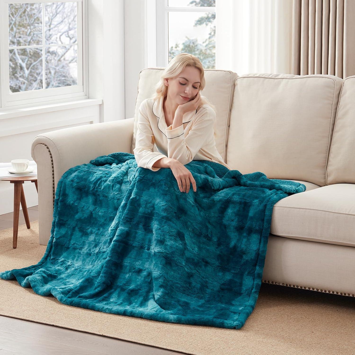 Manta Térmica Westinghouse 127x152 cm Verde, 6 Niveles Calor