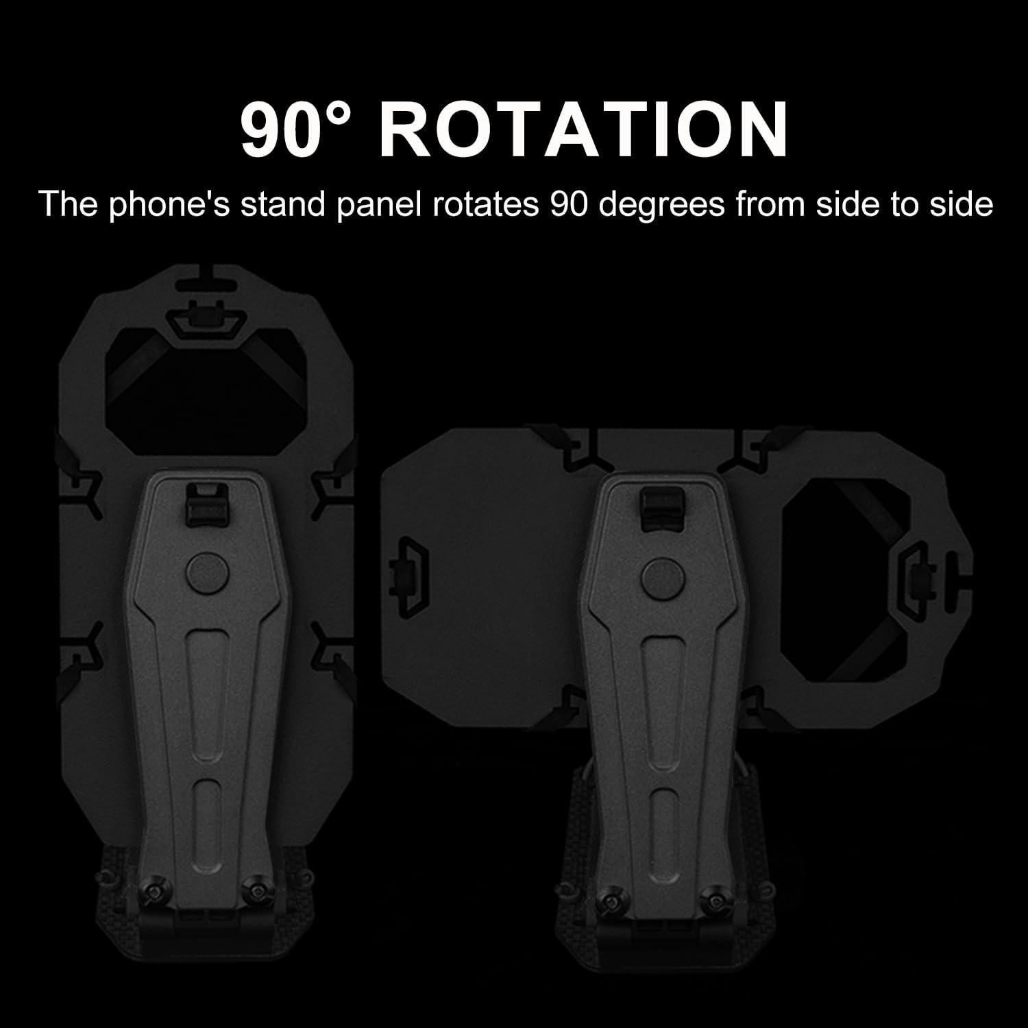 Chaleco Táctico Zhongren Soporte Teléfono Ajustable Negro