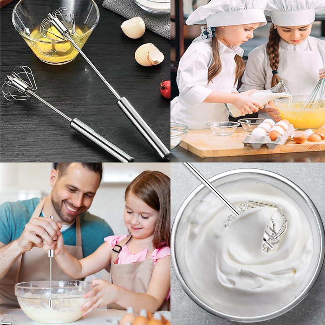 Batidor Semiautomático Cangfort Acero Inoxidable 30 y 36 cm