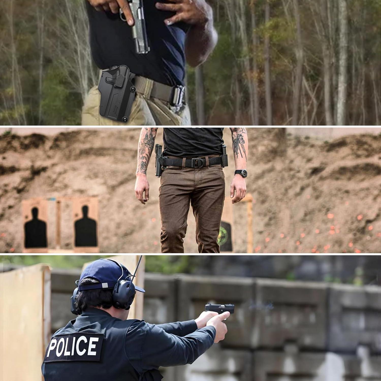 Funda OWB Universal Cavebear para 100+ Pistolas - Ajustable