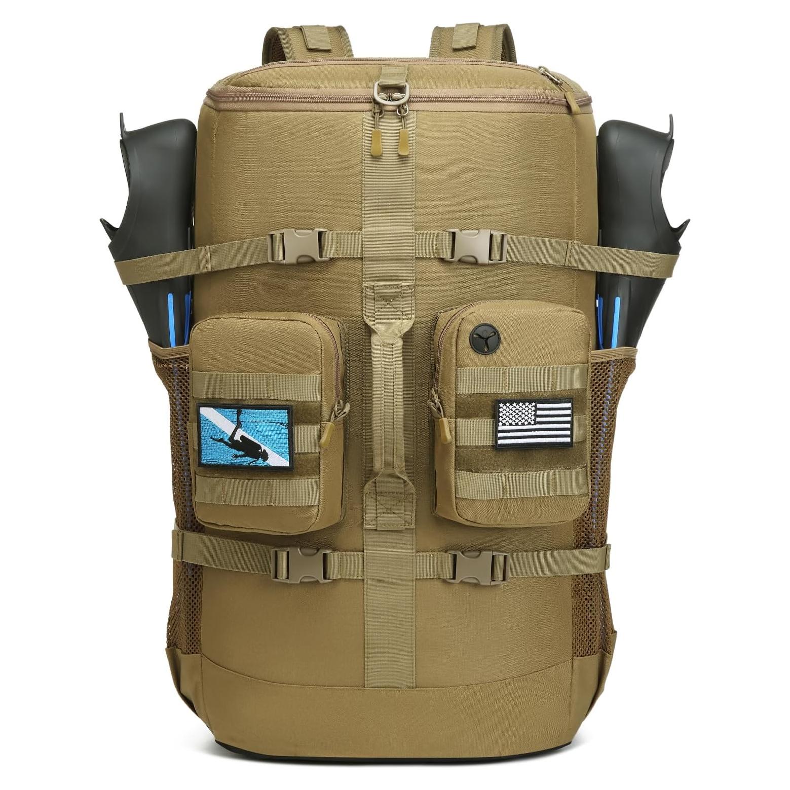 Mochila de Buceo SLINRKE 65L para Equipos de Snorkel