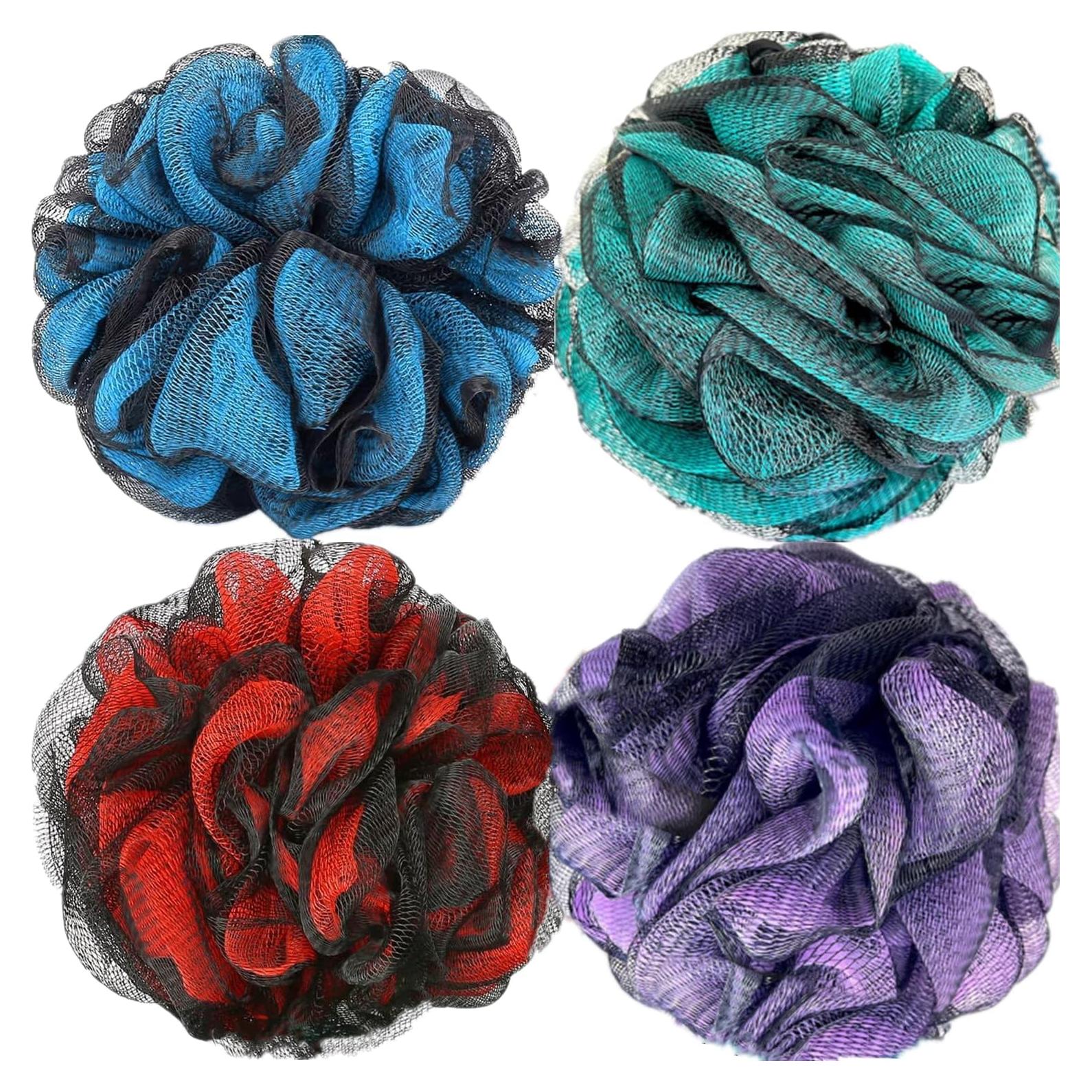 Esponjas de Lufa para Ducha Fu Store 60g - 4 Colores Exfoliantes