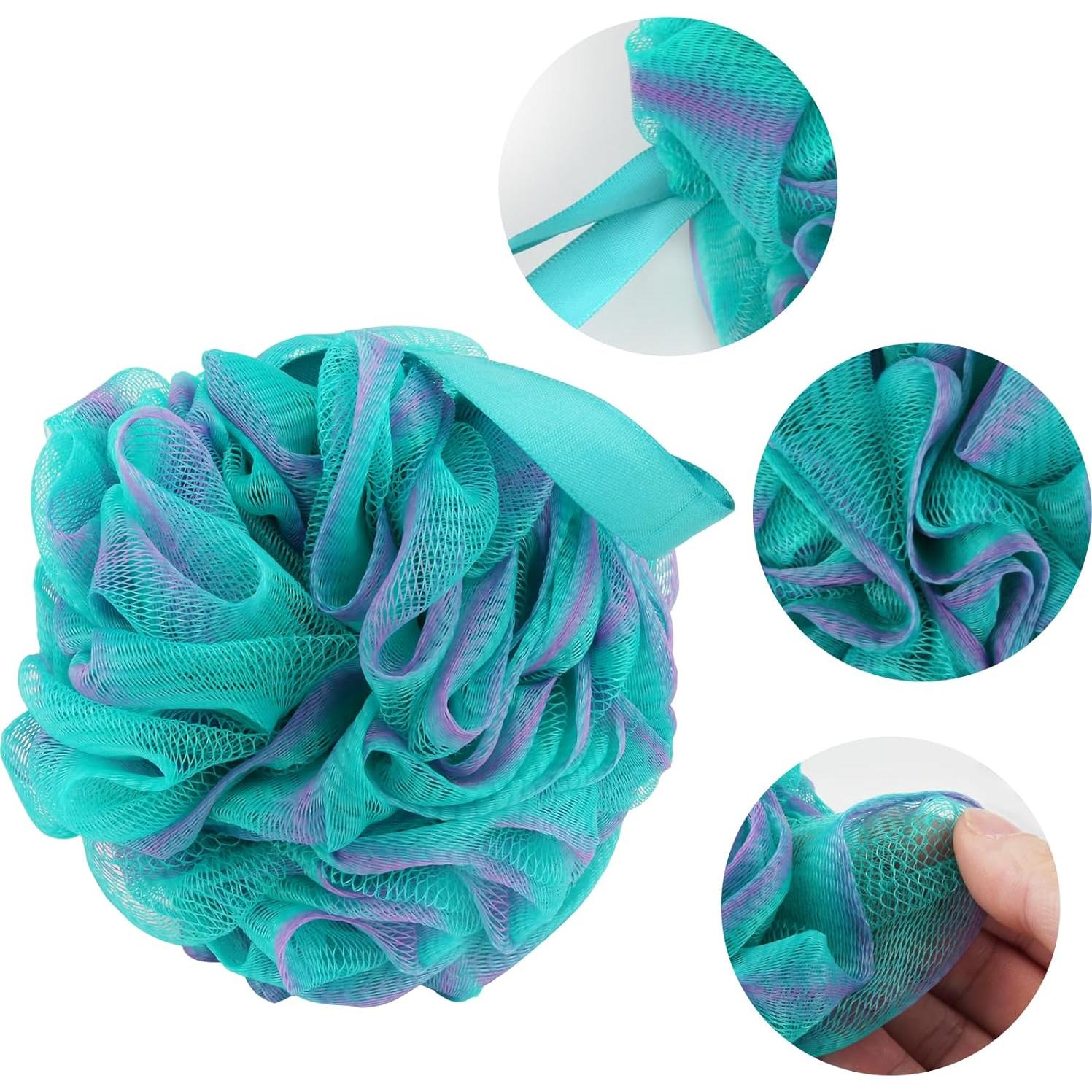 Esponjas de Baño Lufa Fu Store 60g Multicolor - Paquete de 4