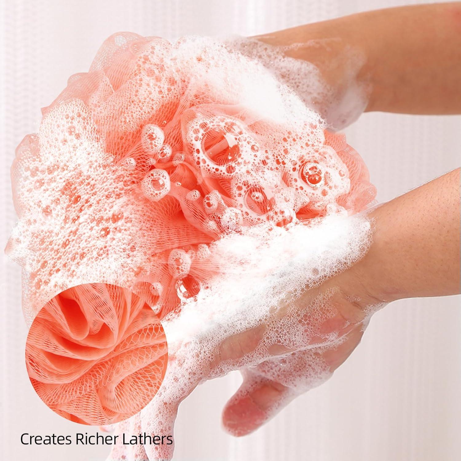 Esponja de Lufa para Ducha Fu Store 70g - 4 Colores Exfoliantes