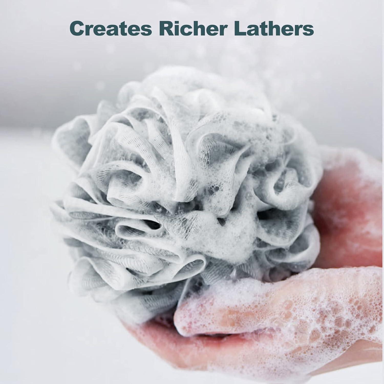 Esponjas de Baño Lufa Fu Store 50g Multicolor - Paquete de 4