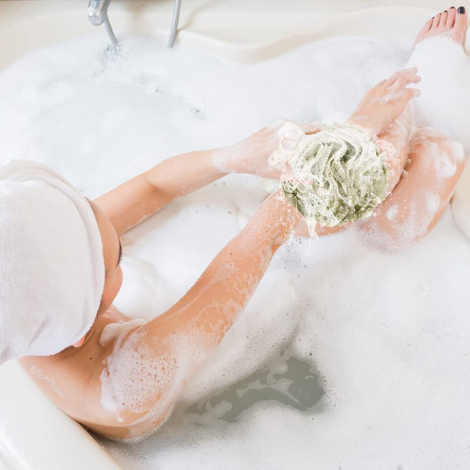 Esponjas de Baño Lufa Fu Store 50g Multicolor - Paquete de 4