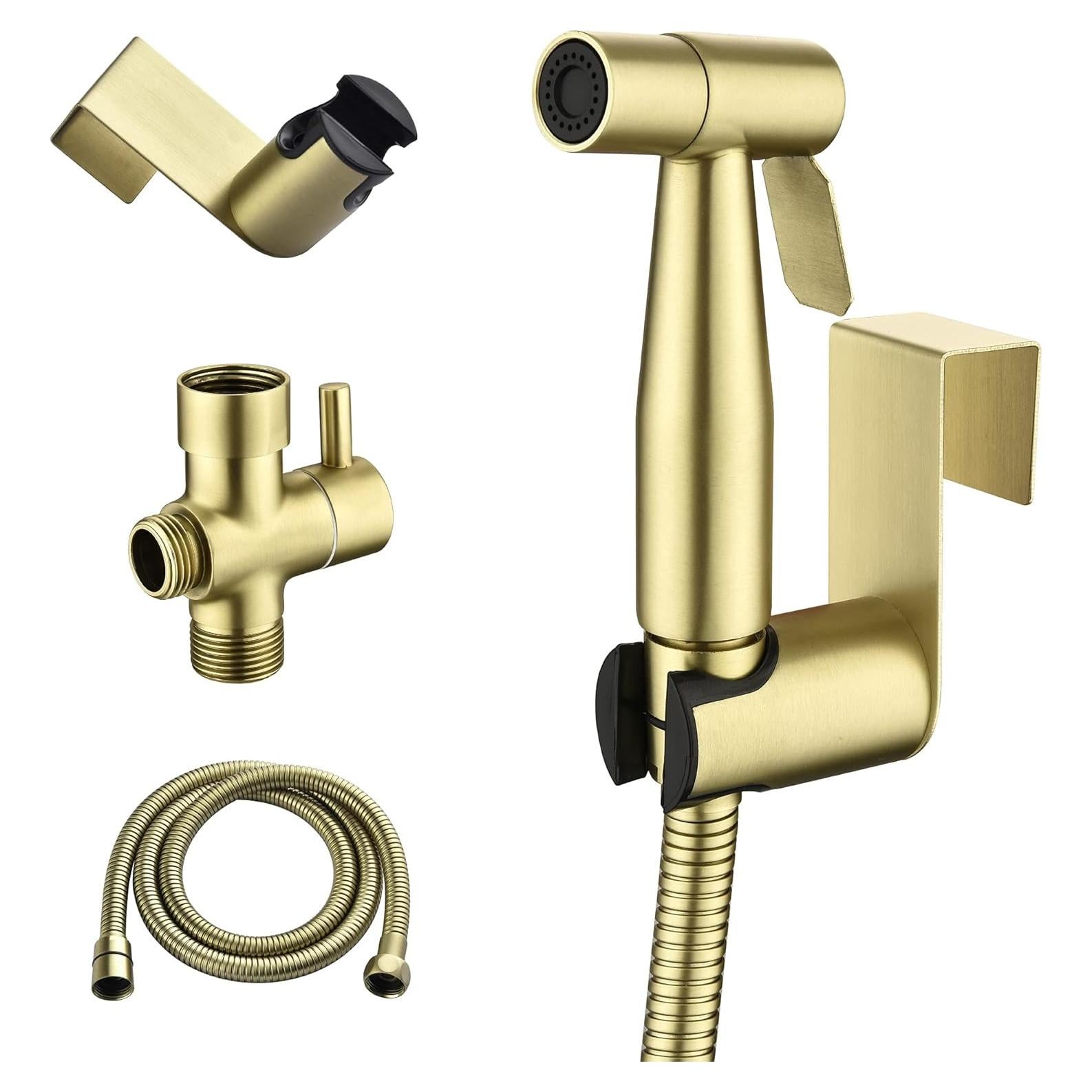 Rociador de Bidet de Mano SHAMANDA BDS01-3 Acero Inox. Oro