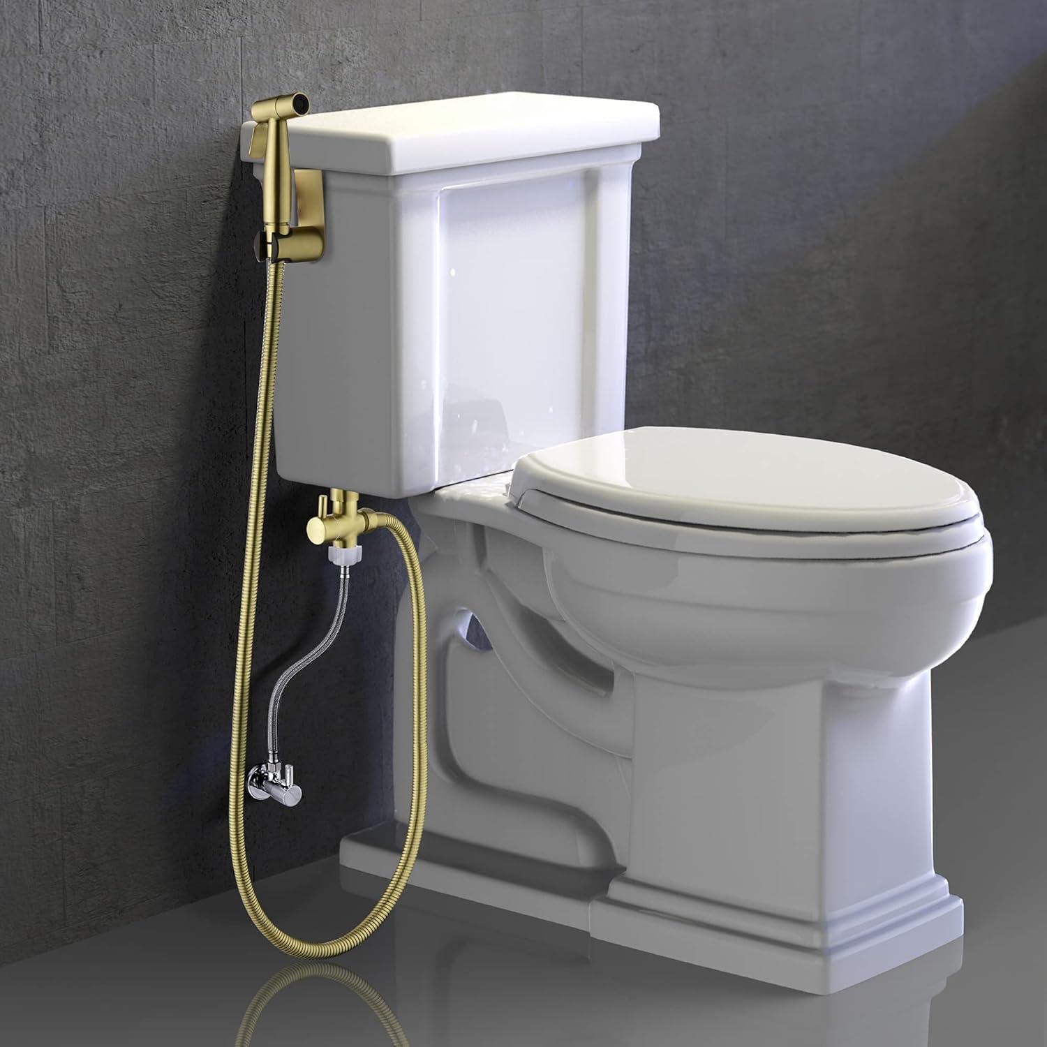 Rociador de Bidet de Mano SHAMANDA BDS01-3 Acero Inox. Oro