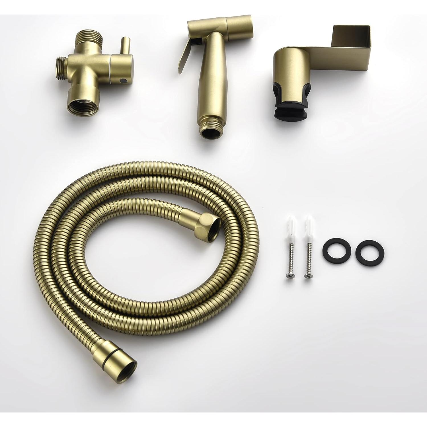 Rociador de Bidet de Mano SHAMANDA BDS01-3 Acero Inox. Oro