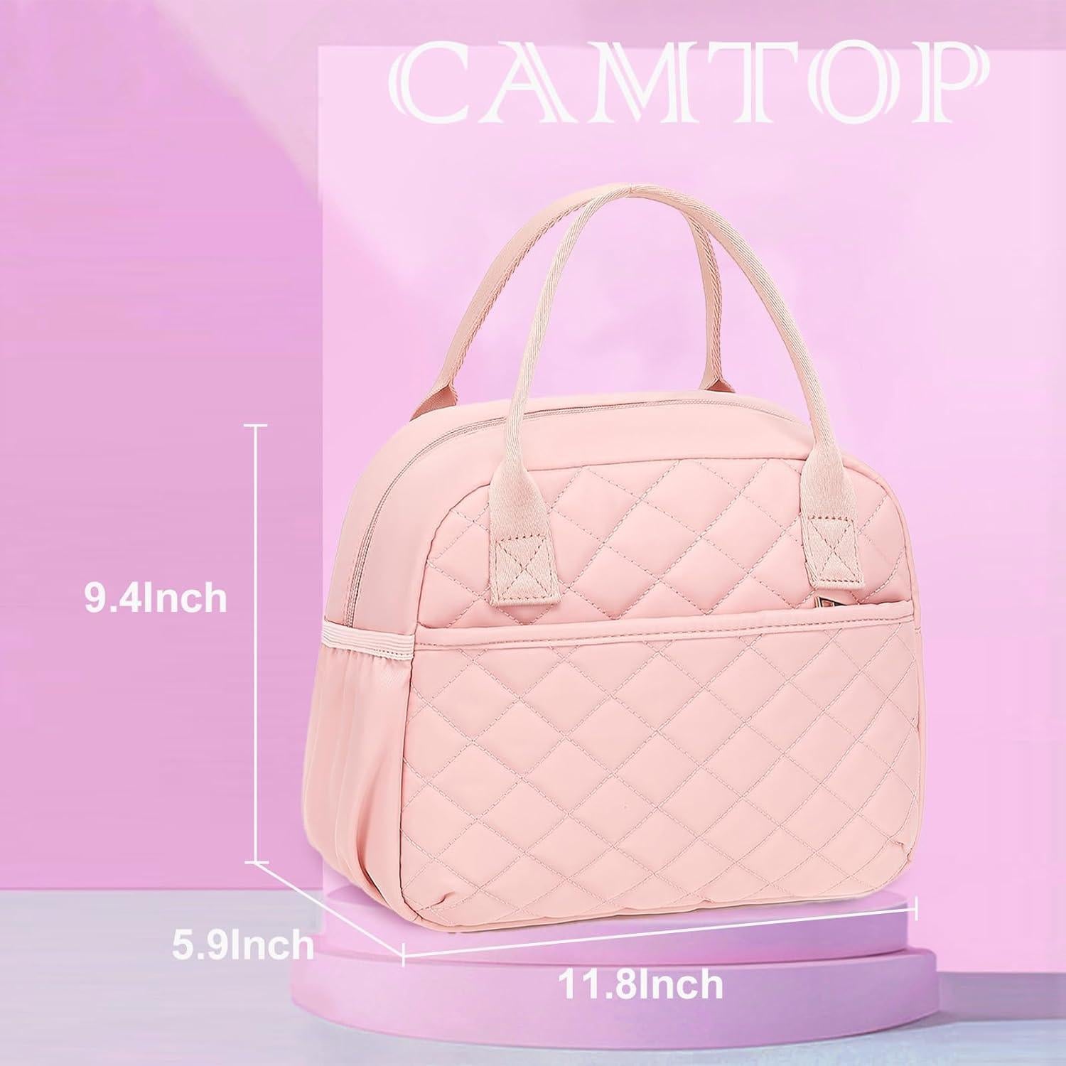 CAMTOP Lunch Box for Women Men Insulated Lunch Bag Lunch Tote Bag Leakproof Thermal Cooler Large Capacity for Travel Work School Picnic
