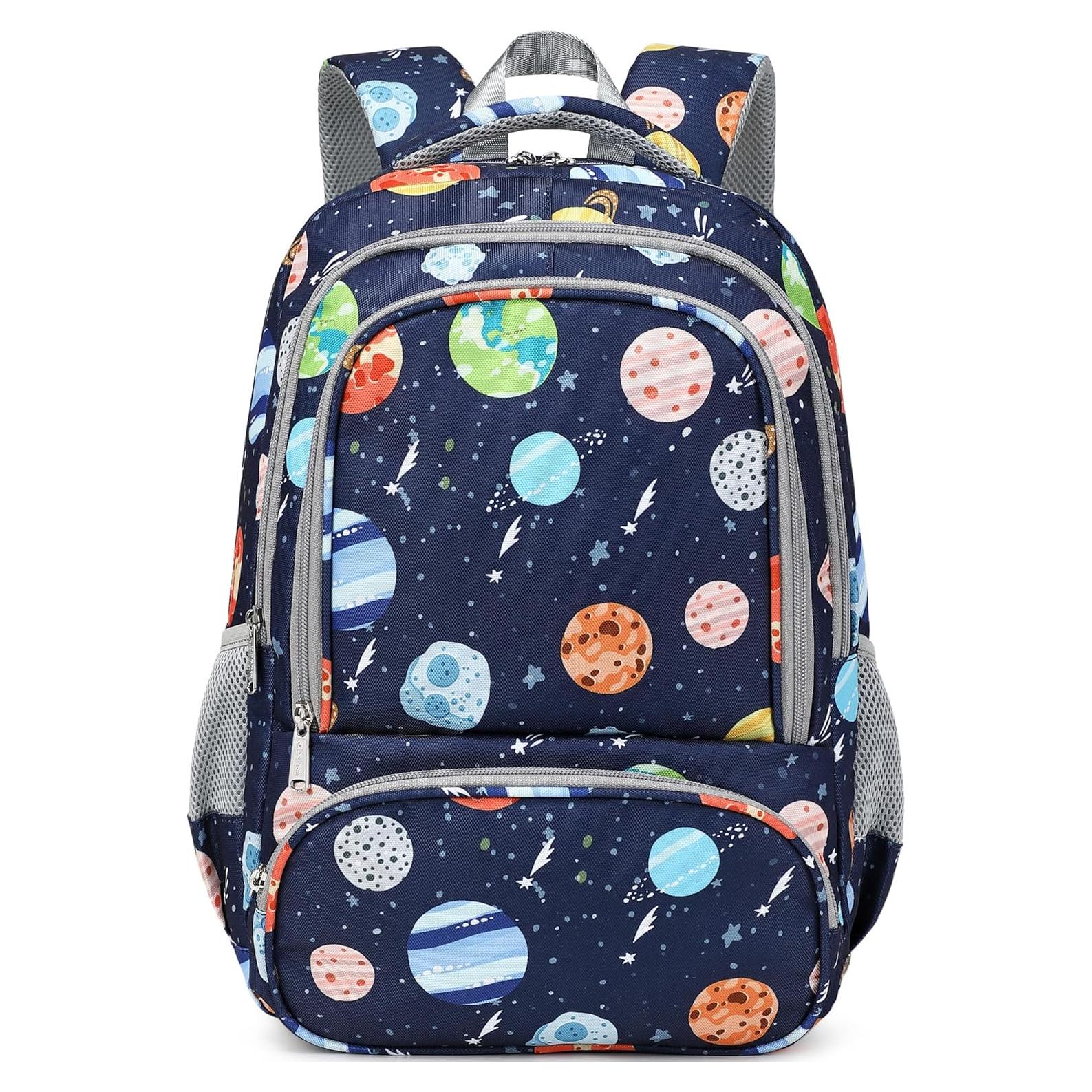 Mochila Escolar Abshoo Niños 21L Planeta Espacial