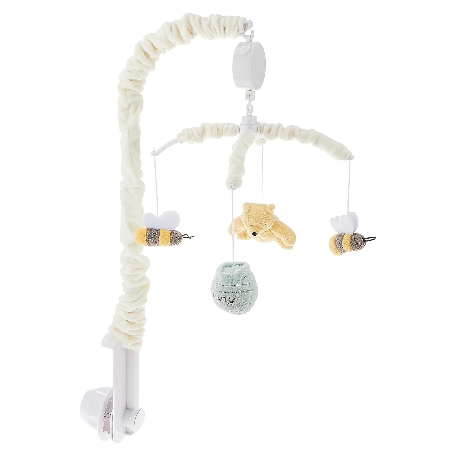 Móvil Musical Winnie the Pooh Clásico 5 Piezas - Marfil y Salvia