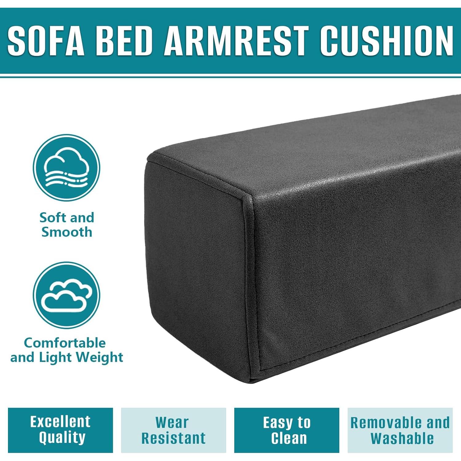 Almohadas para Reposabrazos M Mute Touch - 2 Unidades Negro