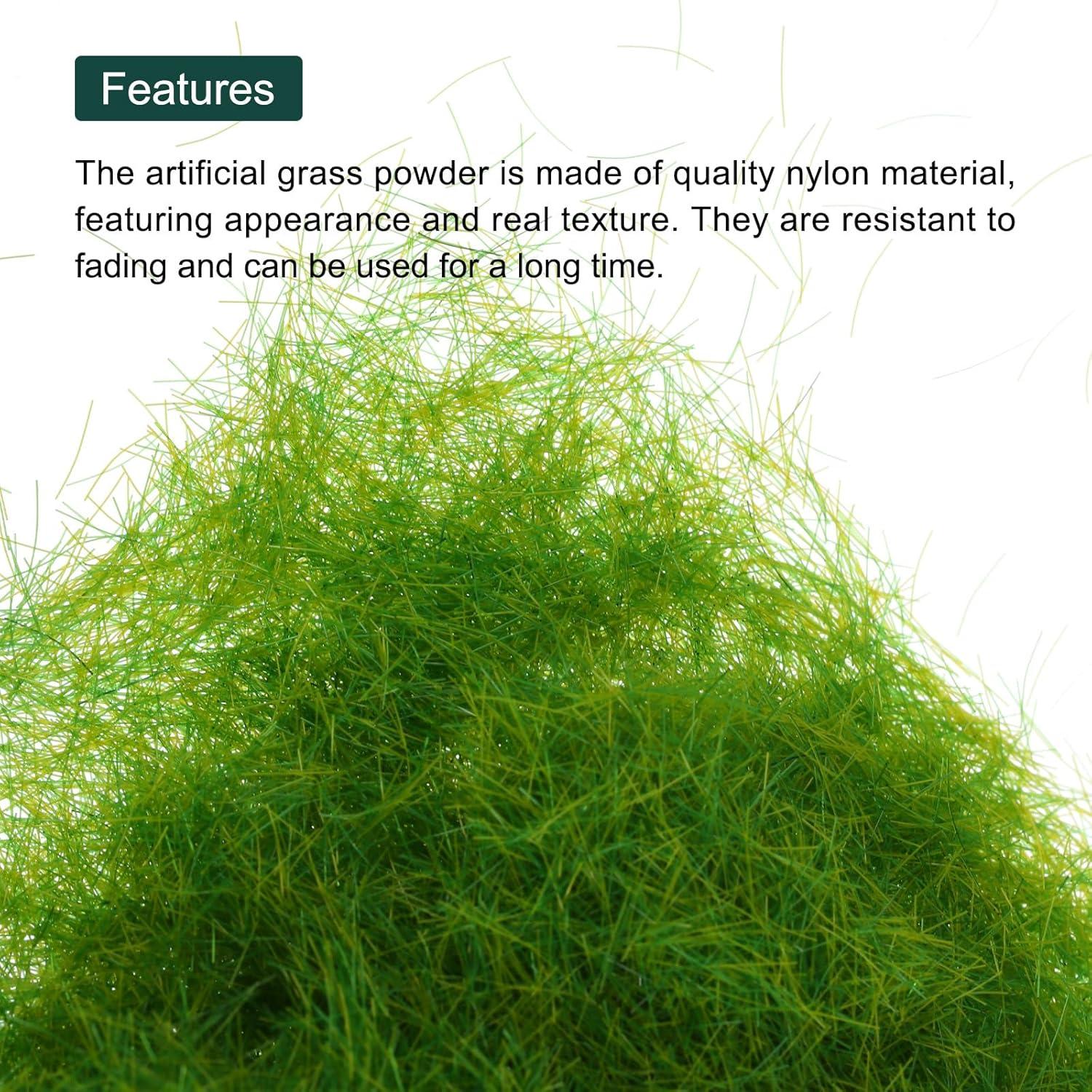 Hierba Estática MECCANIXITY Nylon 5mm Verde Salvaje 2x30g