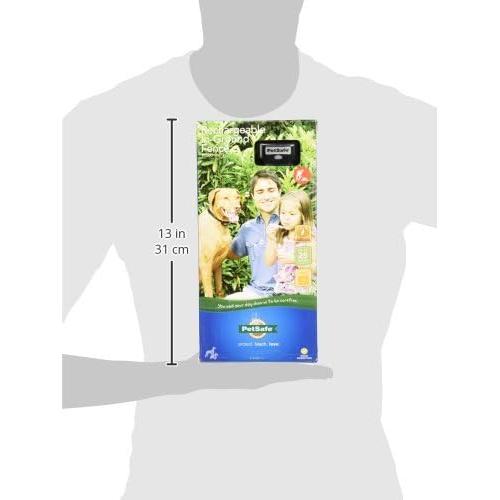 PetSafe Rechargeable In-Ground Pet Fence for Dogs and Cats Over 5lb - from The Parent Company of Invisible Fence Brand - Waterproof Collar with Tone and Static Correction Electric Collar