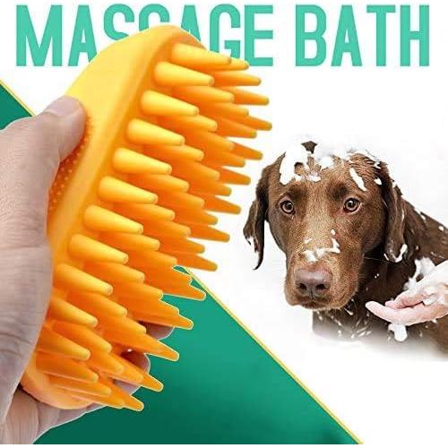 Cepillo de Silicona para Mascotas ZOOPOLR Azul 12.8x6.8cm