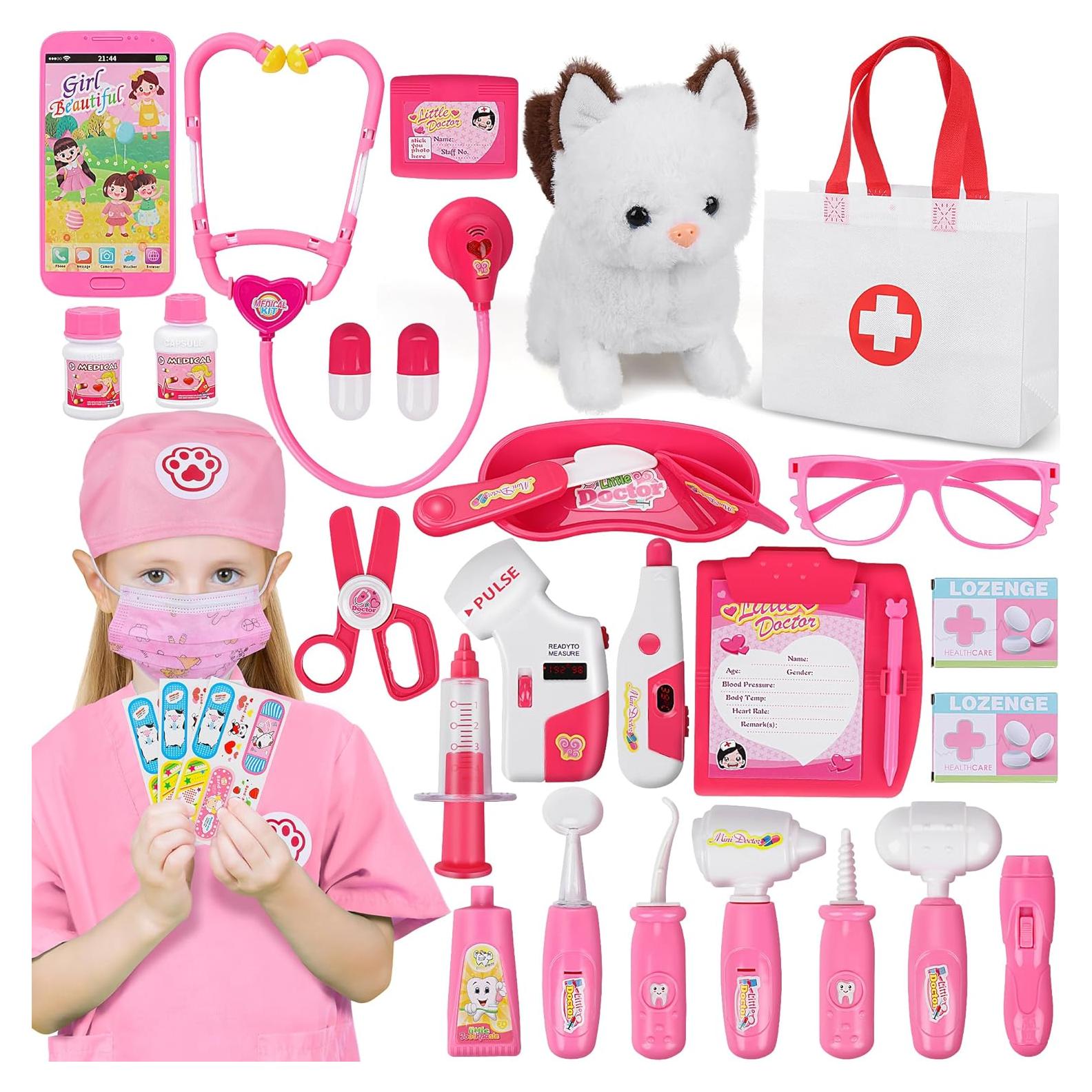 Kit de Doctor para Mascotas MR.TN 33 Piezas Juguete Infantil