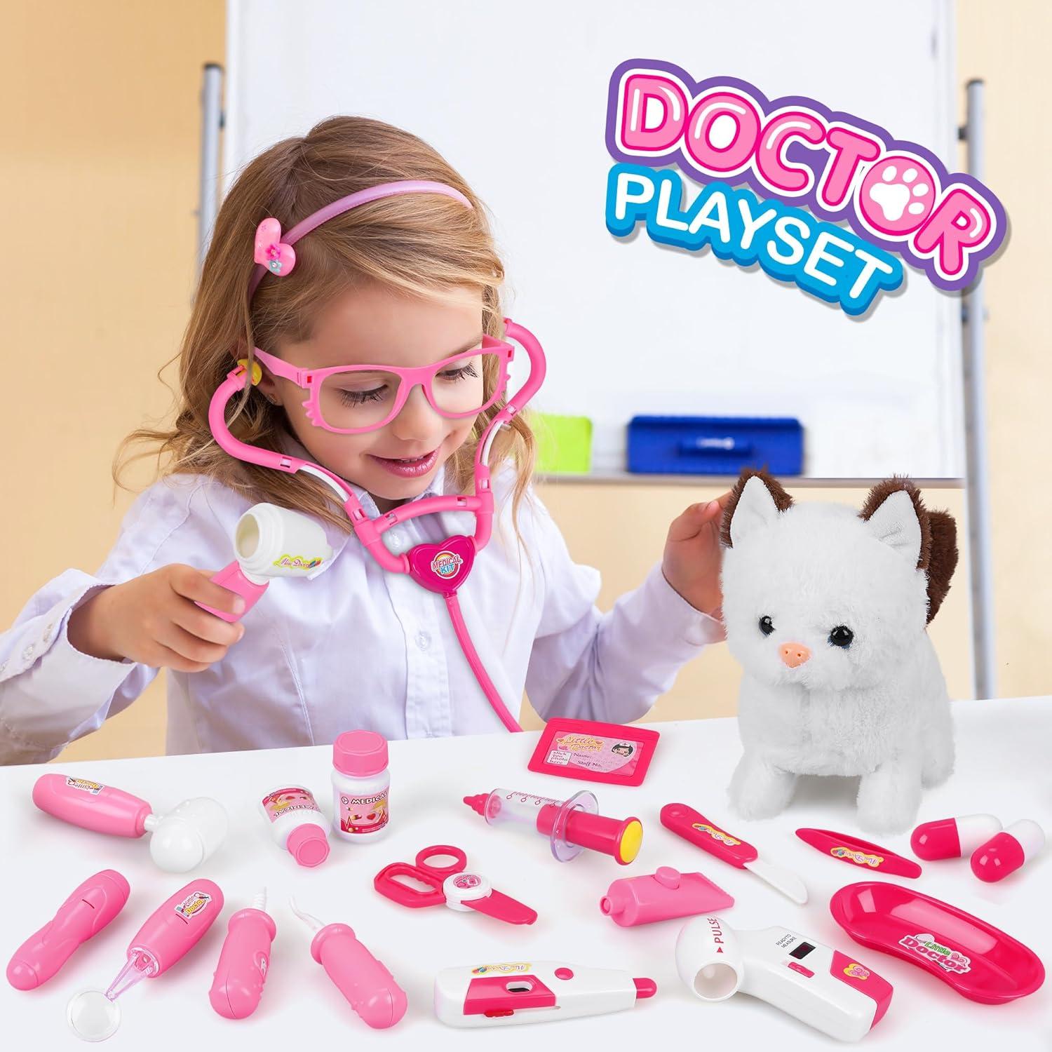 Kit de Doctor para Mascotas MR.TN 33 Piezas Juguete Infantil