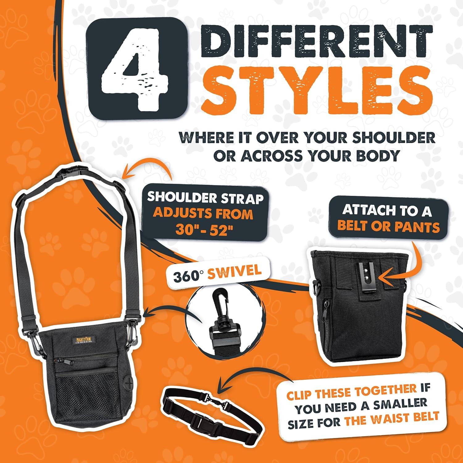 Bolsa de Golosinas para Perros Mighty Paw - Cierre Magnético