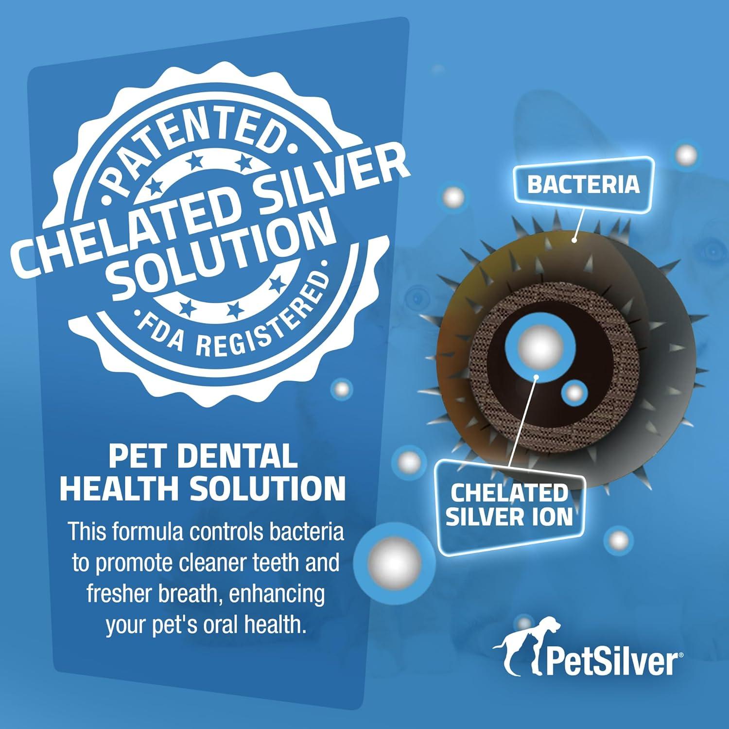PetSilver Spray Dental para Perros y Gatos - 118 ml