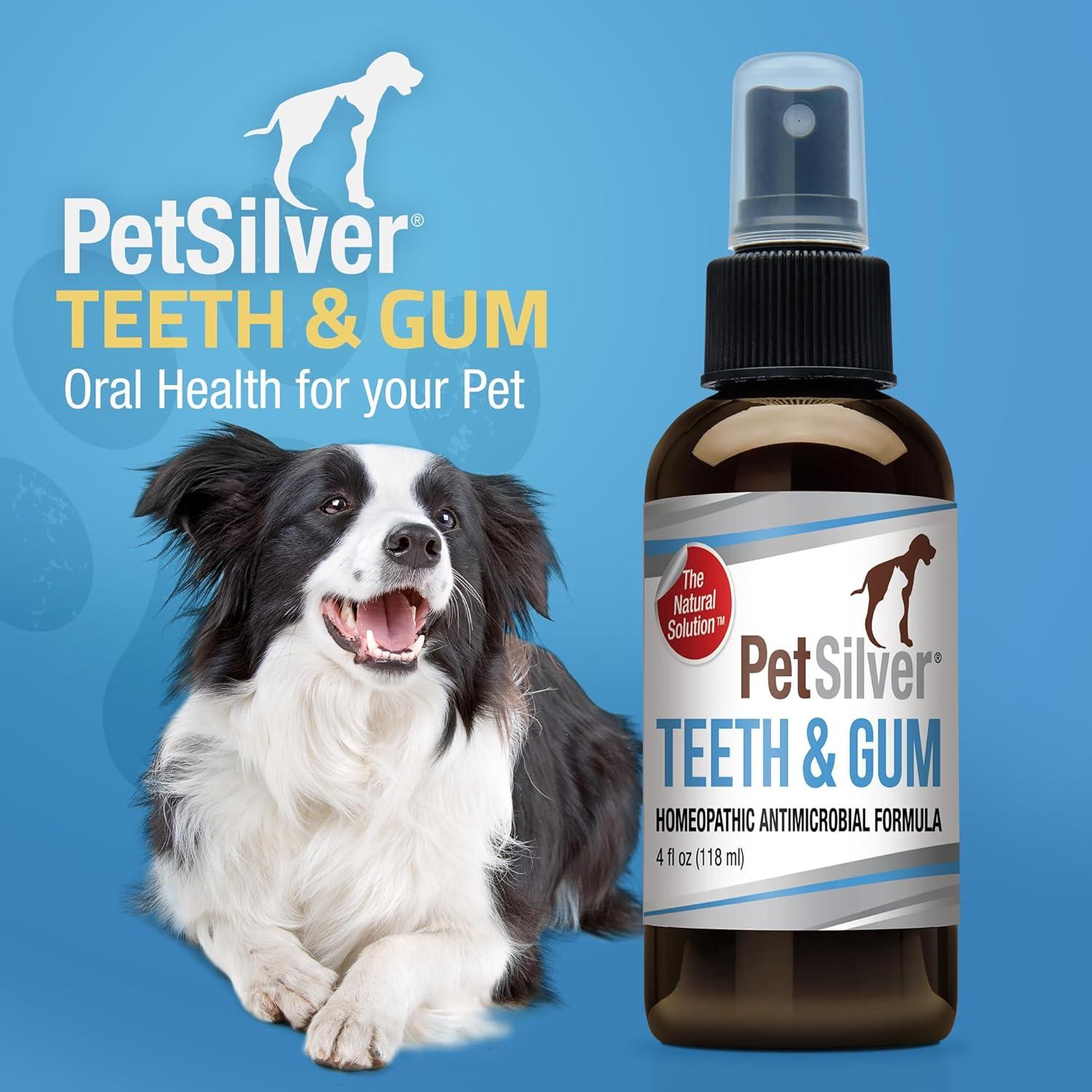 PetSilver Spray Dental para Perros y Gatos - 118 ml